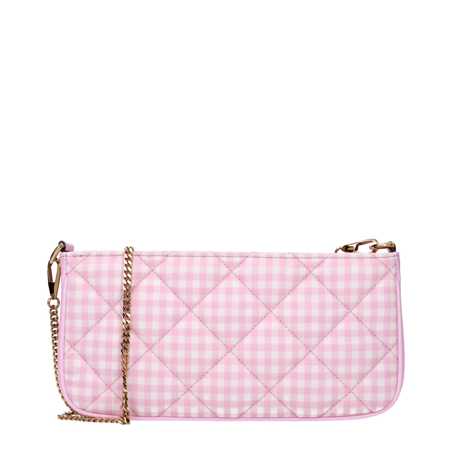 Pink Fabric Shoulder Bags Versace