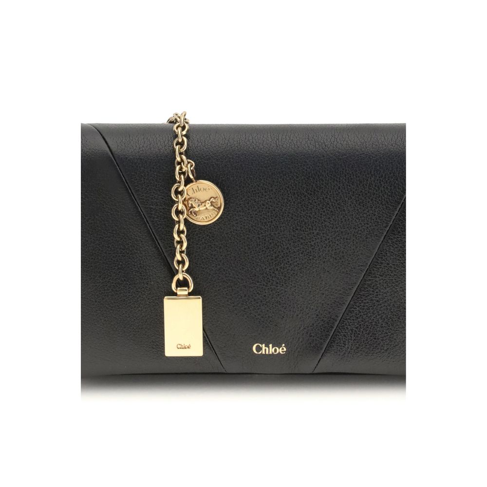 Spin Wallet with Flap and Chain