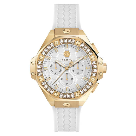 White Synthetic Dress Watch
