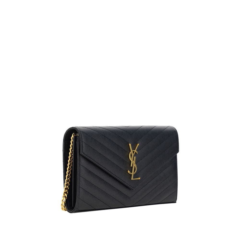 Logoed Shoulder Bag Saint Laurent
