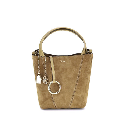 Suede Spin Handbag