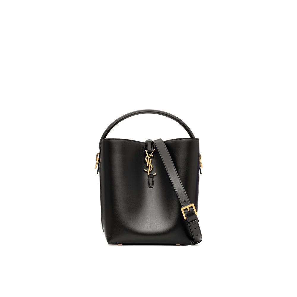 Le 37 Small Leather Bucket Bag
