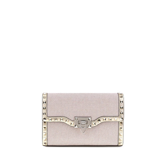Small canvas Rockstud Shoulder Bag Valentino Garavani