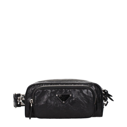 Black Leather Crossbody Bags