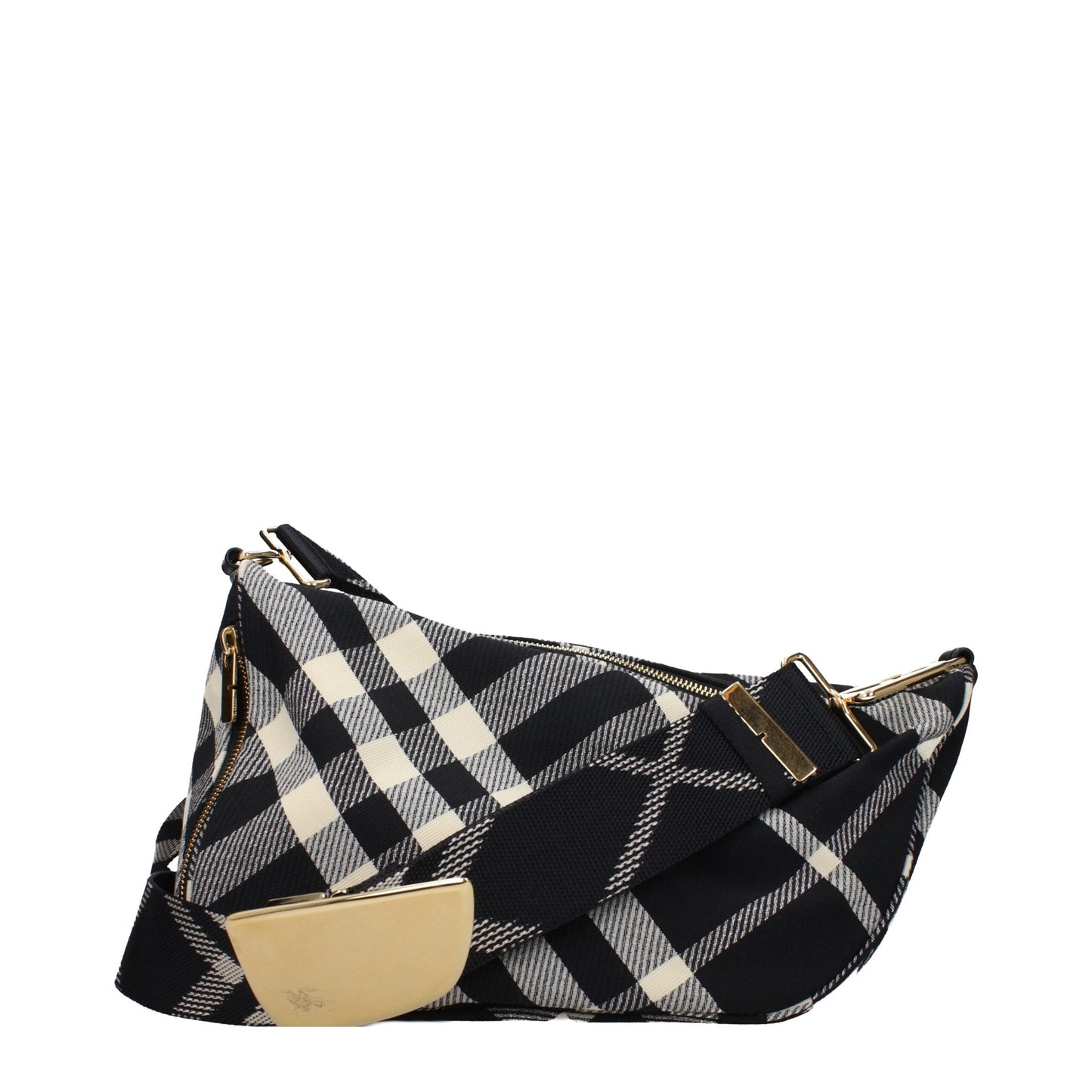 Black Fabric Crossbody Bags Burberry