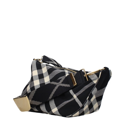 Black Fabric Crossbody Bags Burberry