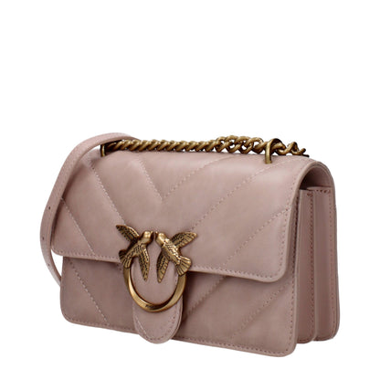 Pink Leather Crossbody Bags