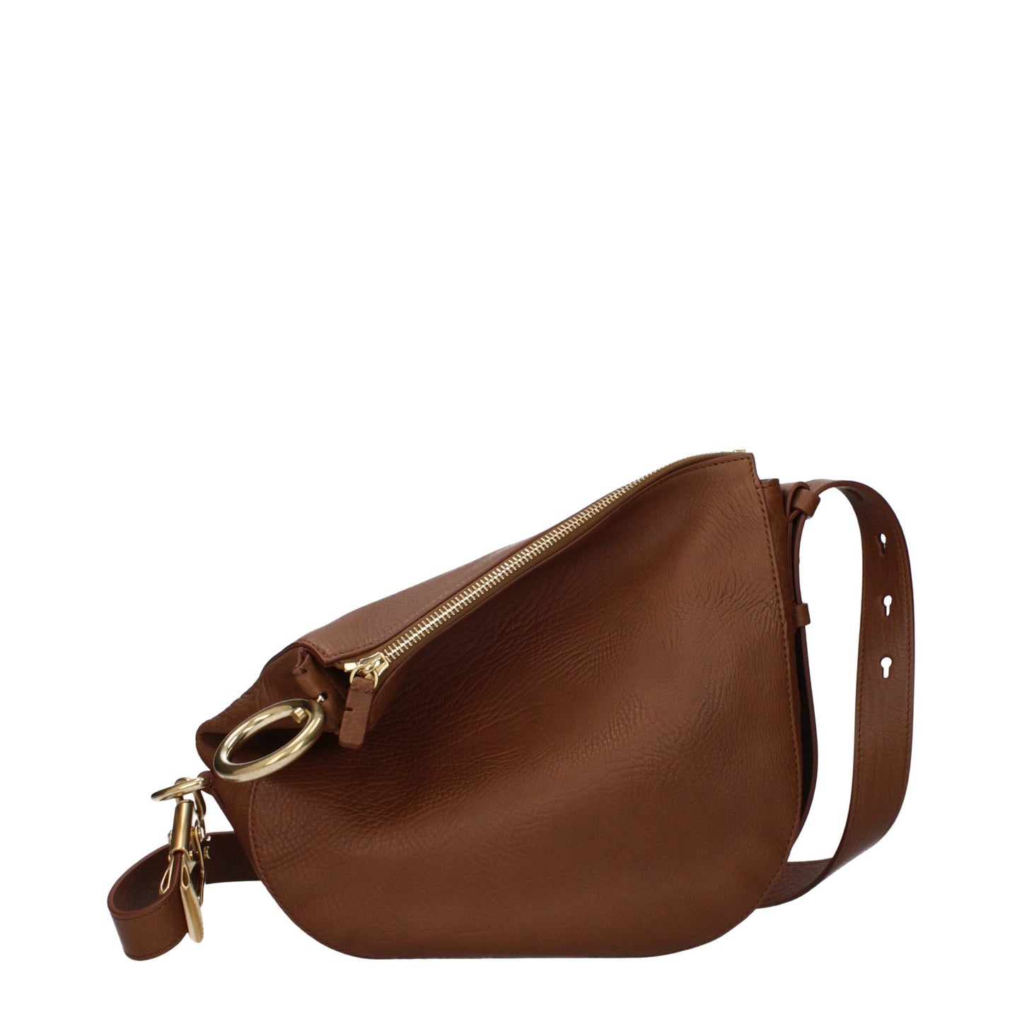 Brown Leather Crossbody Bags Burberry