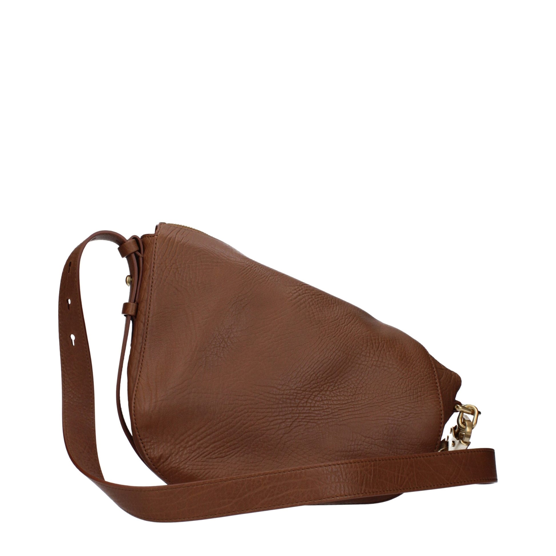 Brown Leather Crossbody Bags Burberry