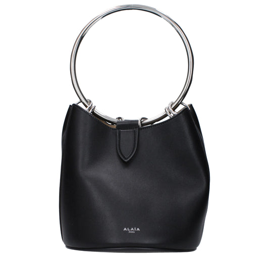 Black Leather Handbags Alaïa