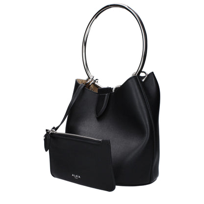 Black Leather Handbags Alaïa