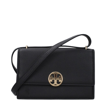 Black Leather Crossbody Bags Tory Burch