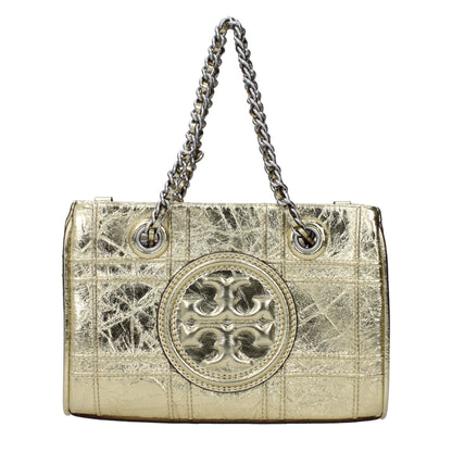 Gold Leather Handbags Tory Burch
