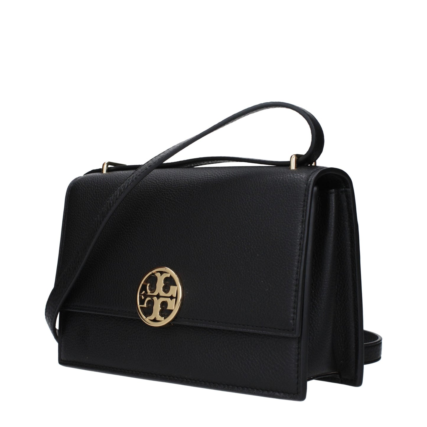 Black Leather Crossbody Bags Tory Burch