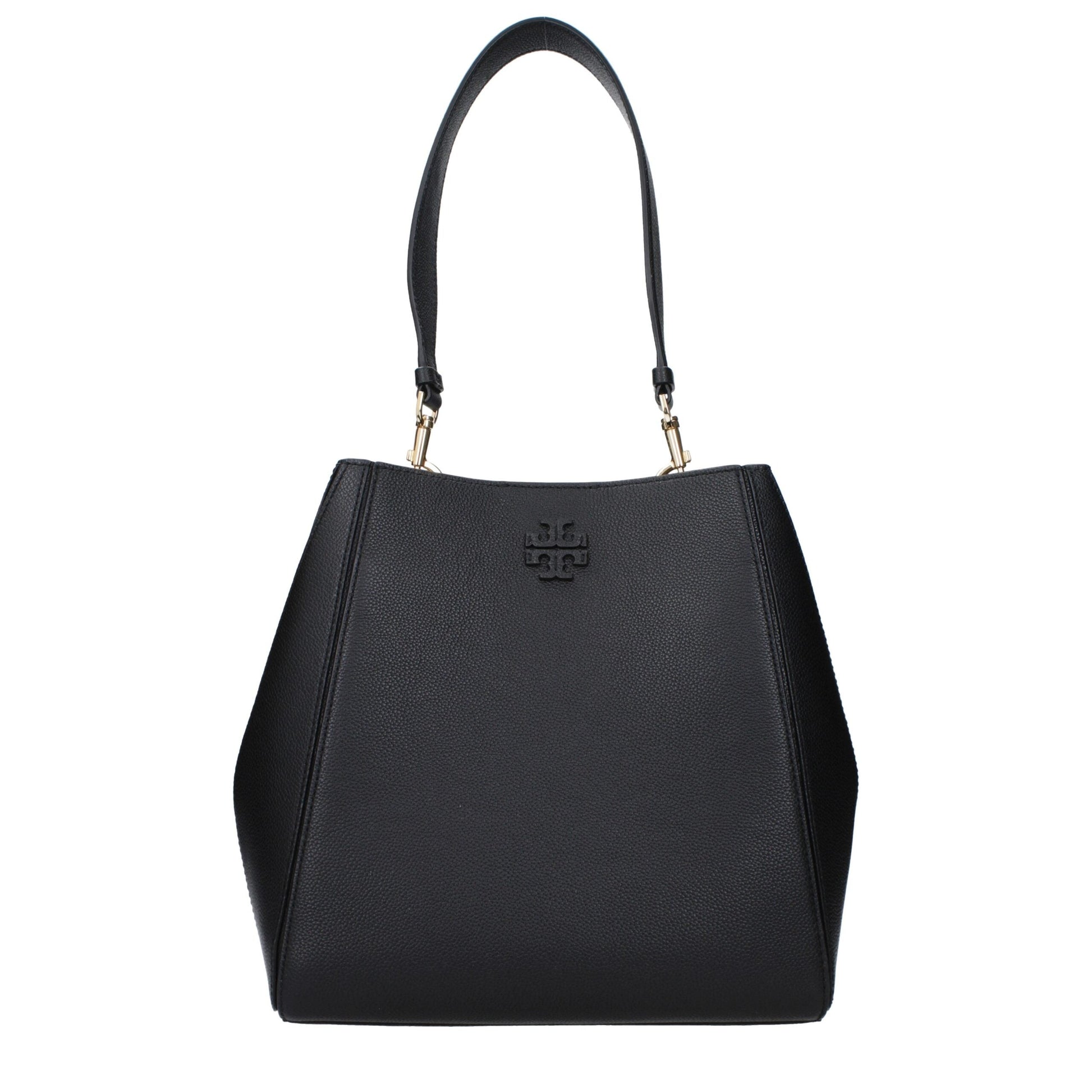 Black Leather Shoulder Bags Tory Burch