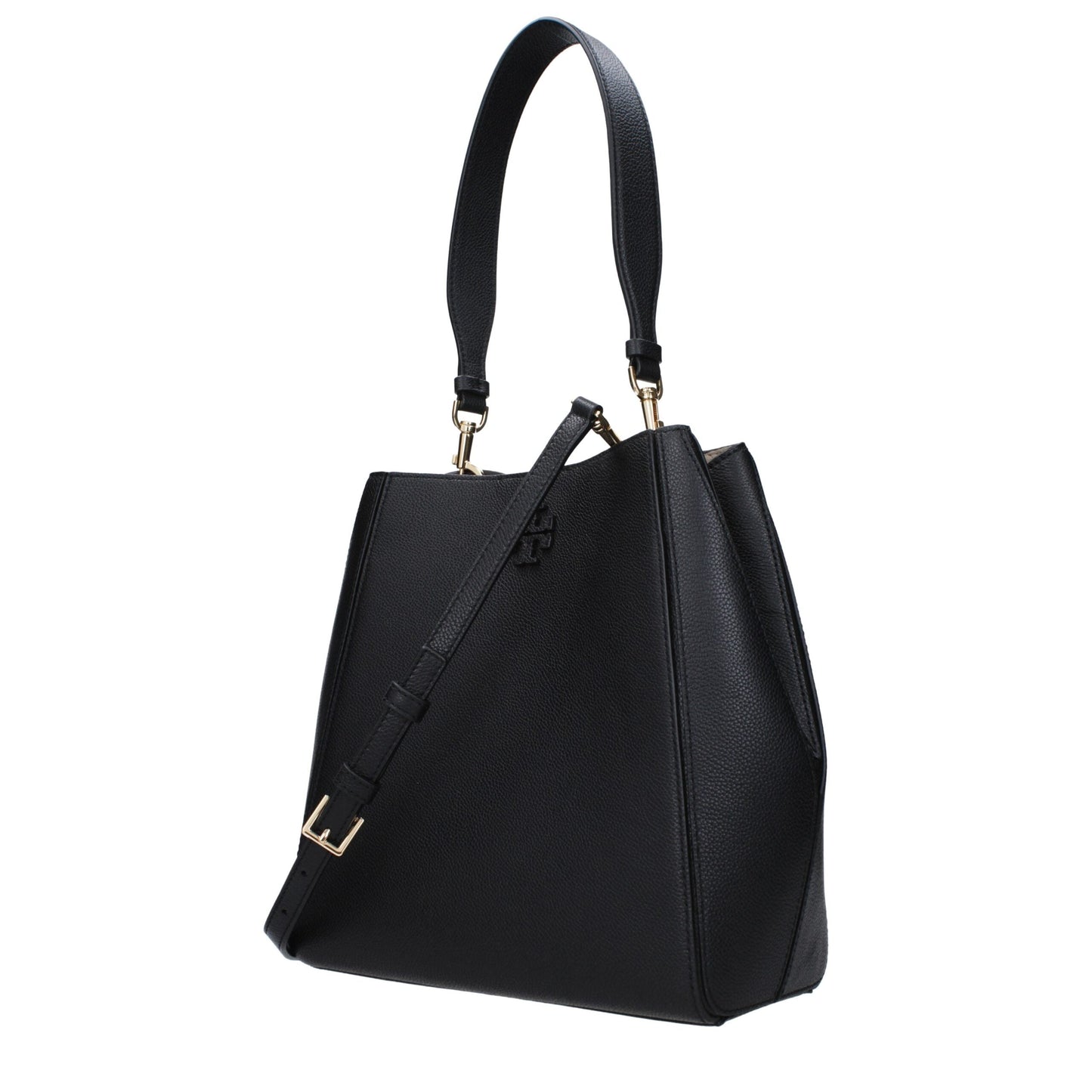 Black Leather Shoulder Bags Tory Burch