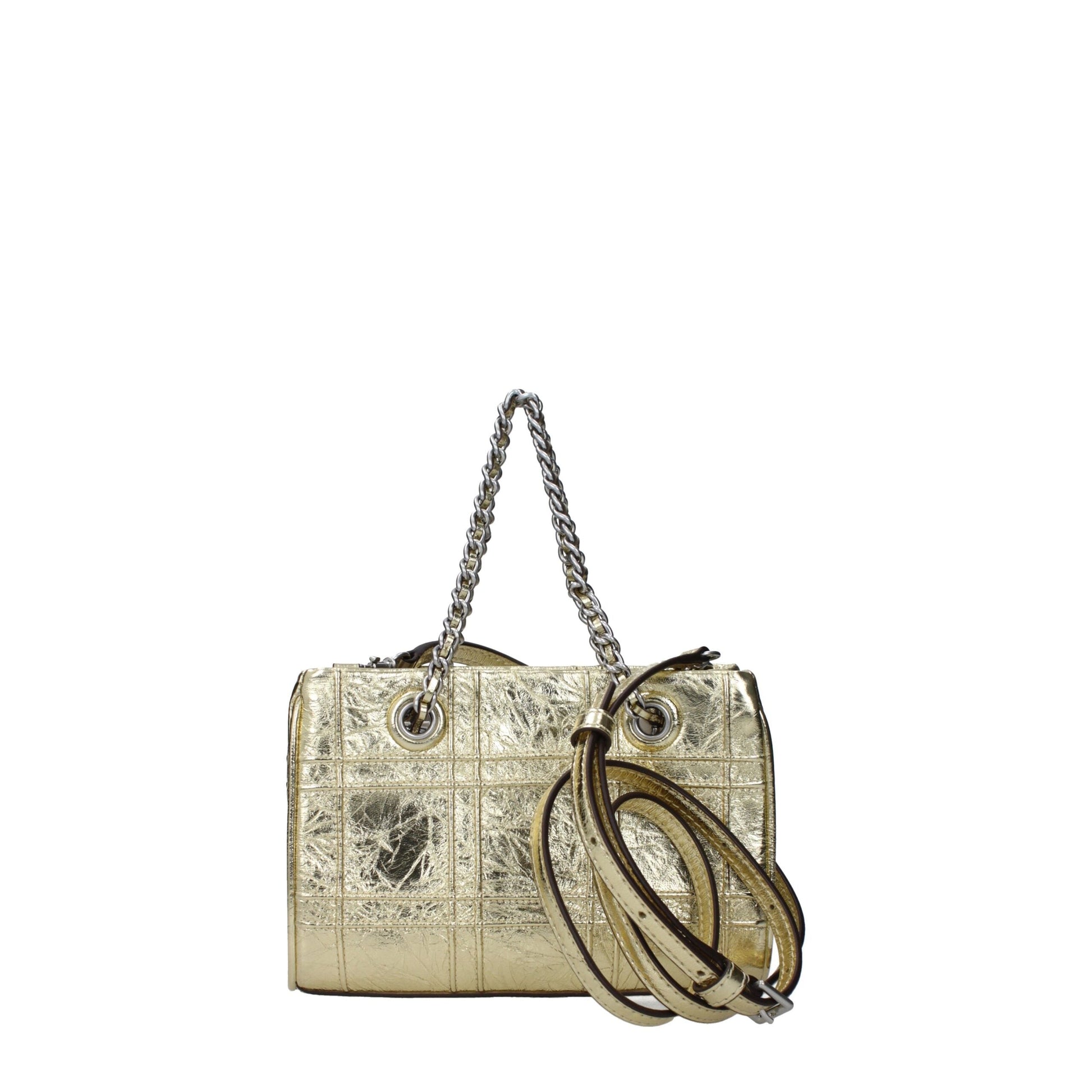 Gold Leather Handbags Tory Burch