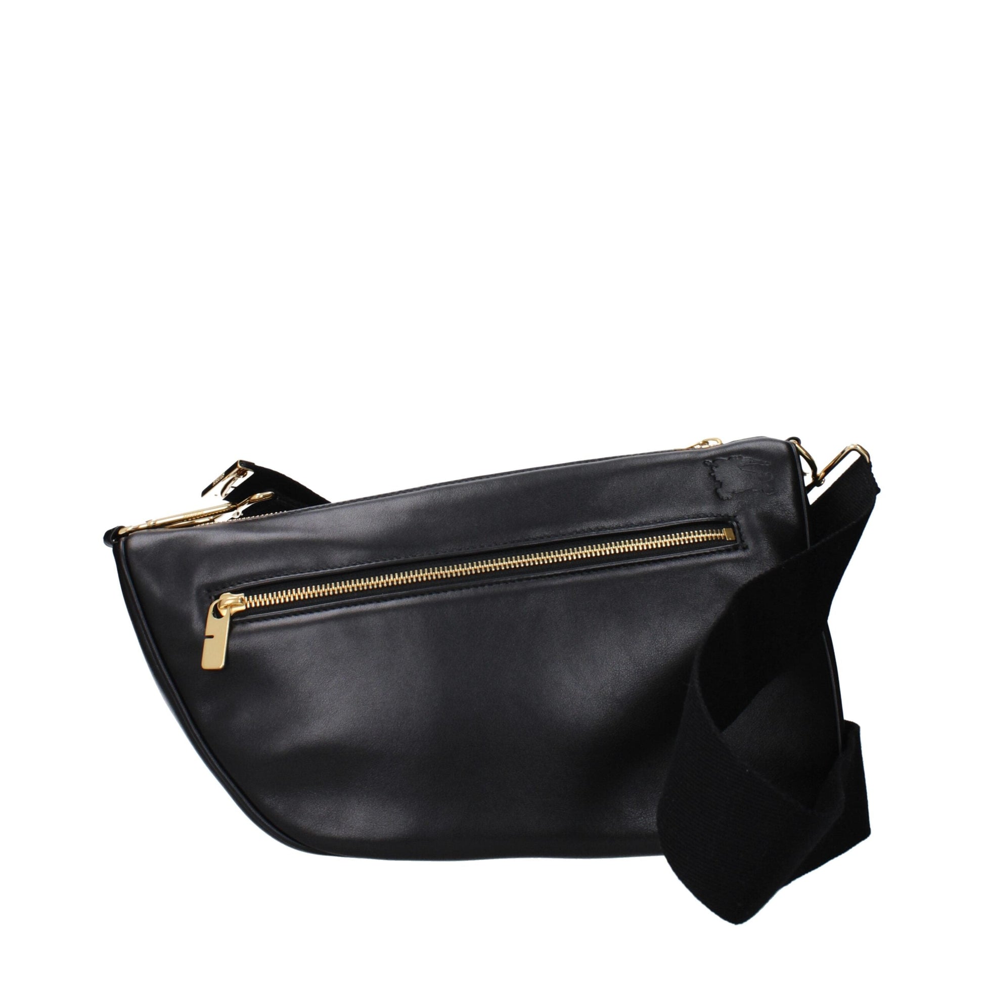Black Leather Crossbody Bags Burberry