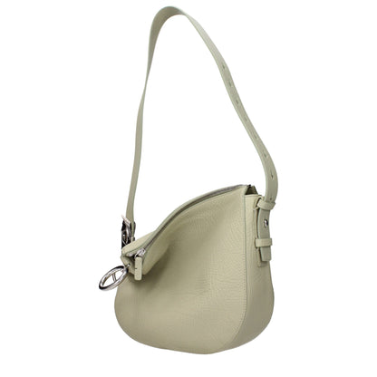 Green Leather Shoulder Bags Burberry