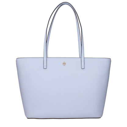 Light Blue Leather Shoulder Bags Tory Burch