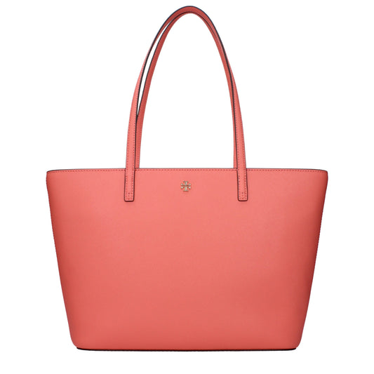 Pink Leather Shoulder Bags Tory Burch