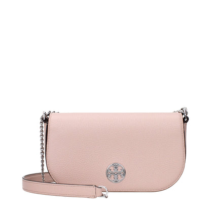Pink Leather Crossbody Bags Tory Burch