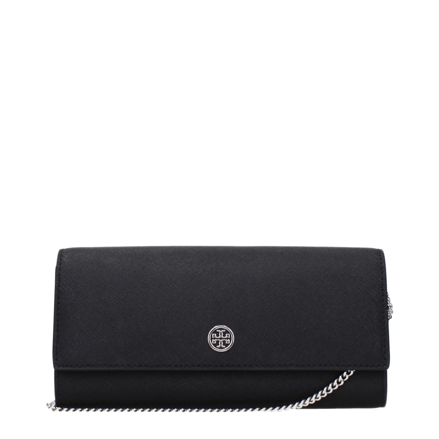 Black Leather Clutch Bags Tory Burch