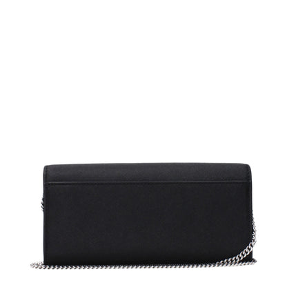 Black Leather Clutch Bags Tory Burch