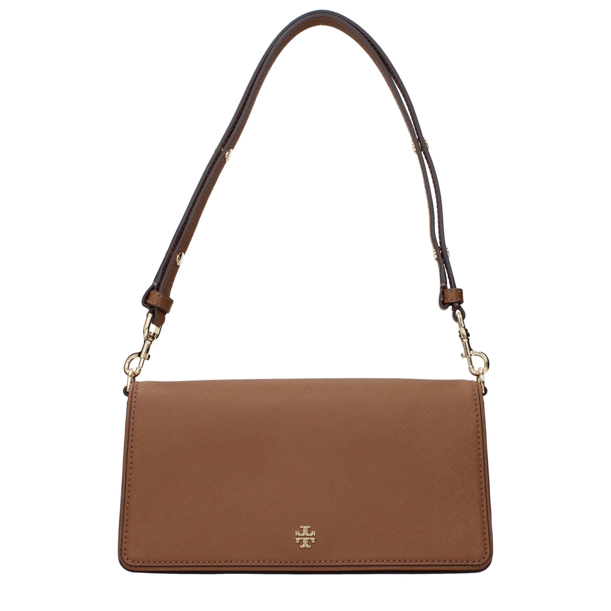 Brown Leather Shoulder Bags Tory Burch