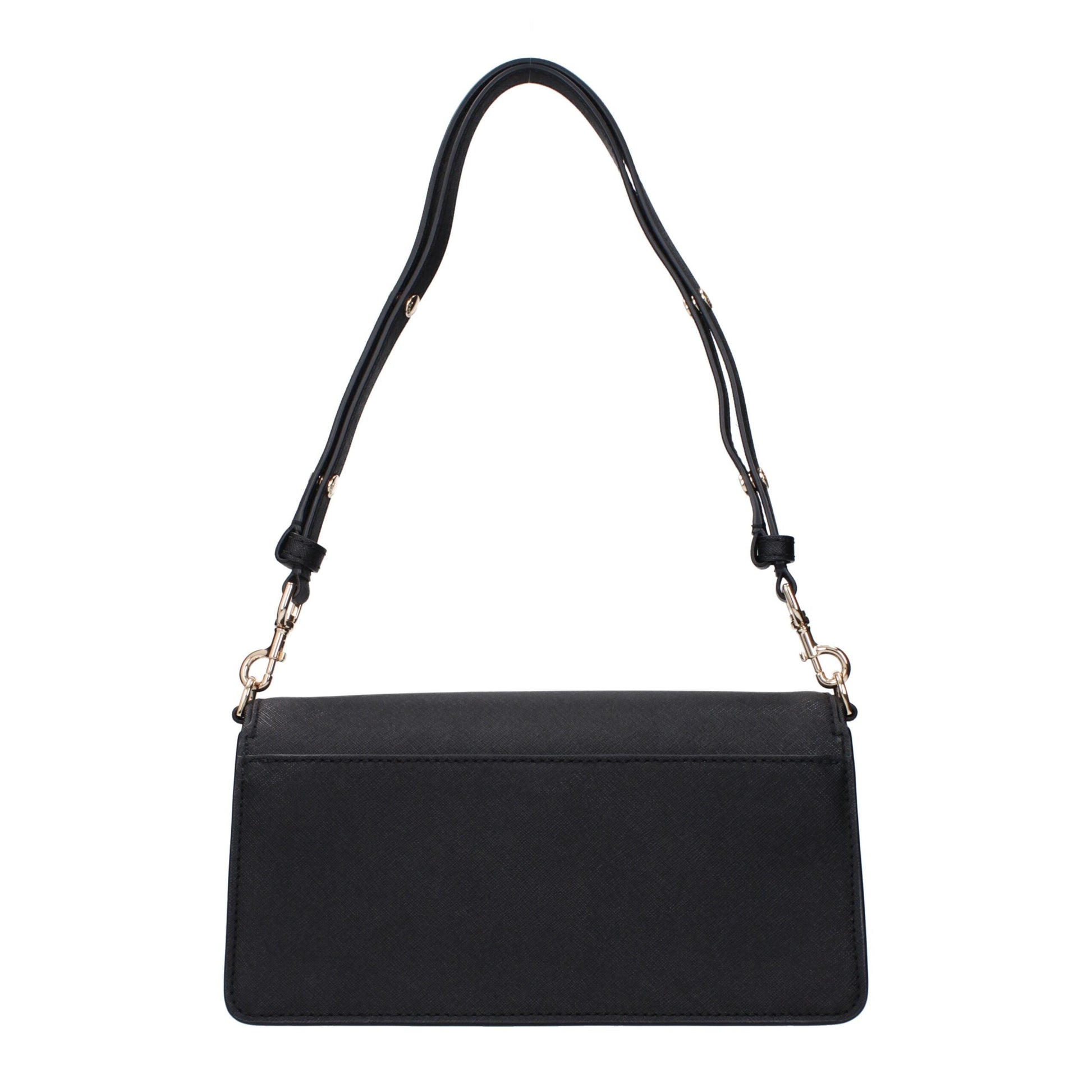 Black Leather Shoulder Bags Tory Burch