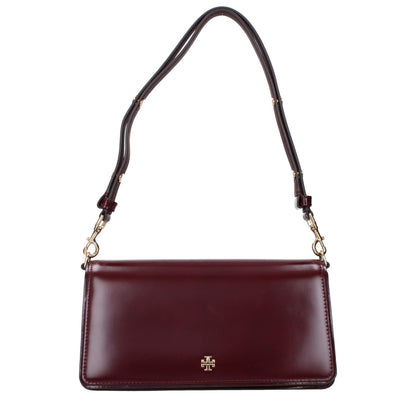 Red Leather Shoulder Bags Tory Burch