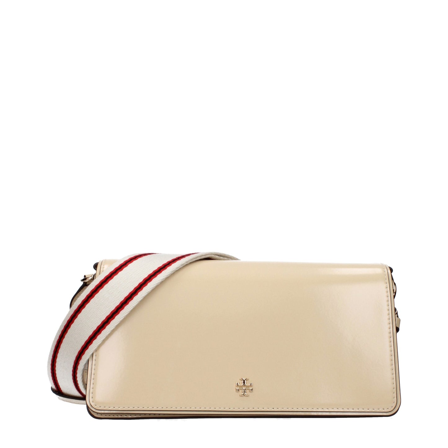 Beige Leather Crossbody Bags Tory Burch