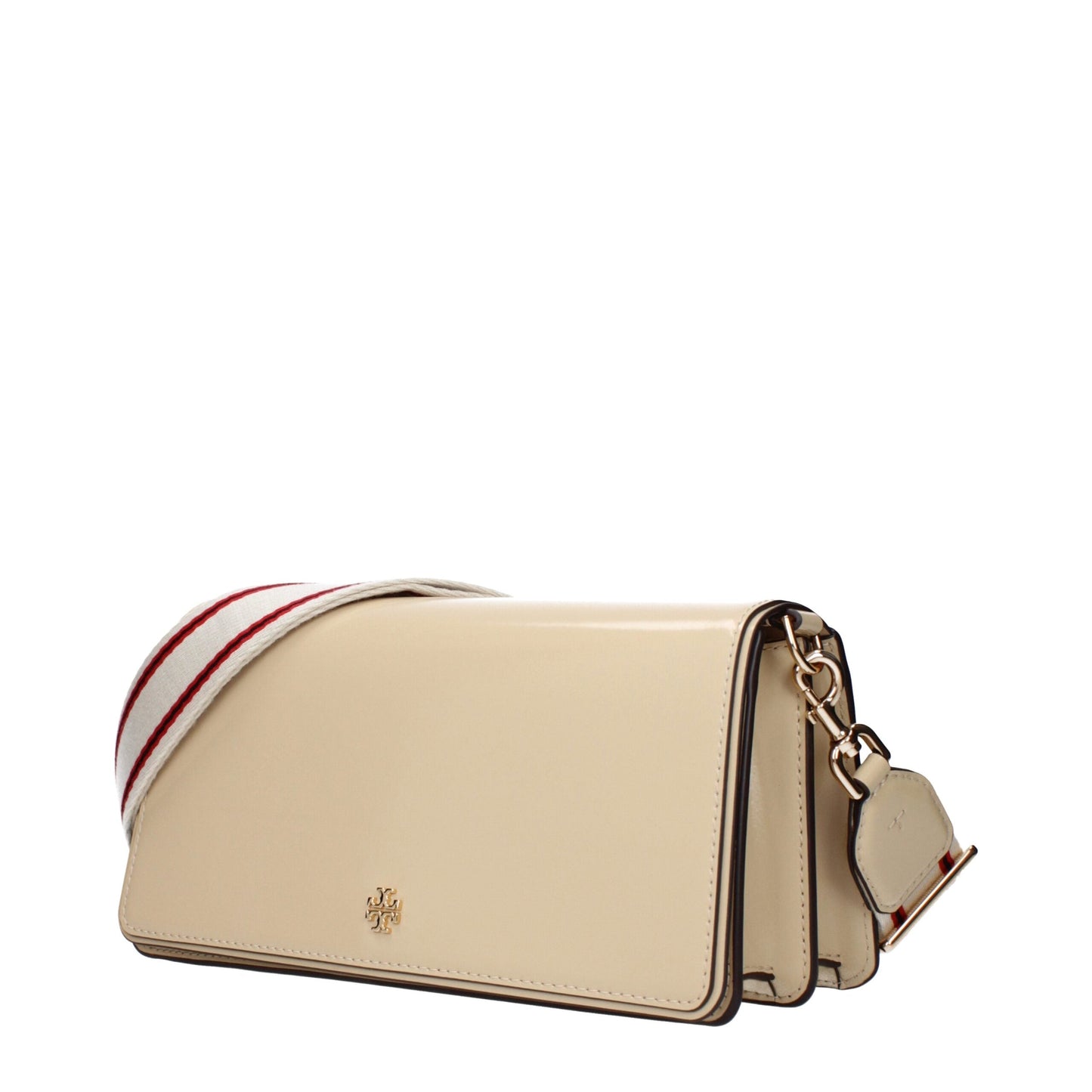 Beige Leather Crossbody Bags Tory Burch