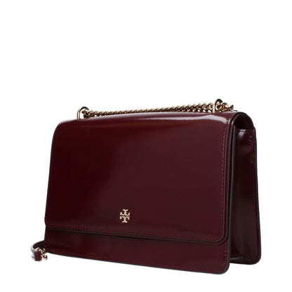 Red Leather Crossbody Bags Tory Burch