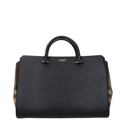 Black Leather Handbags Burberry