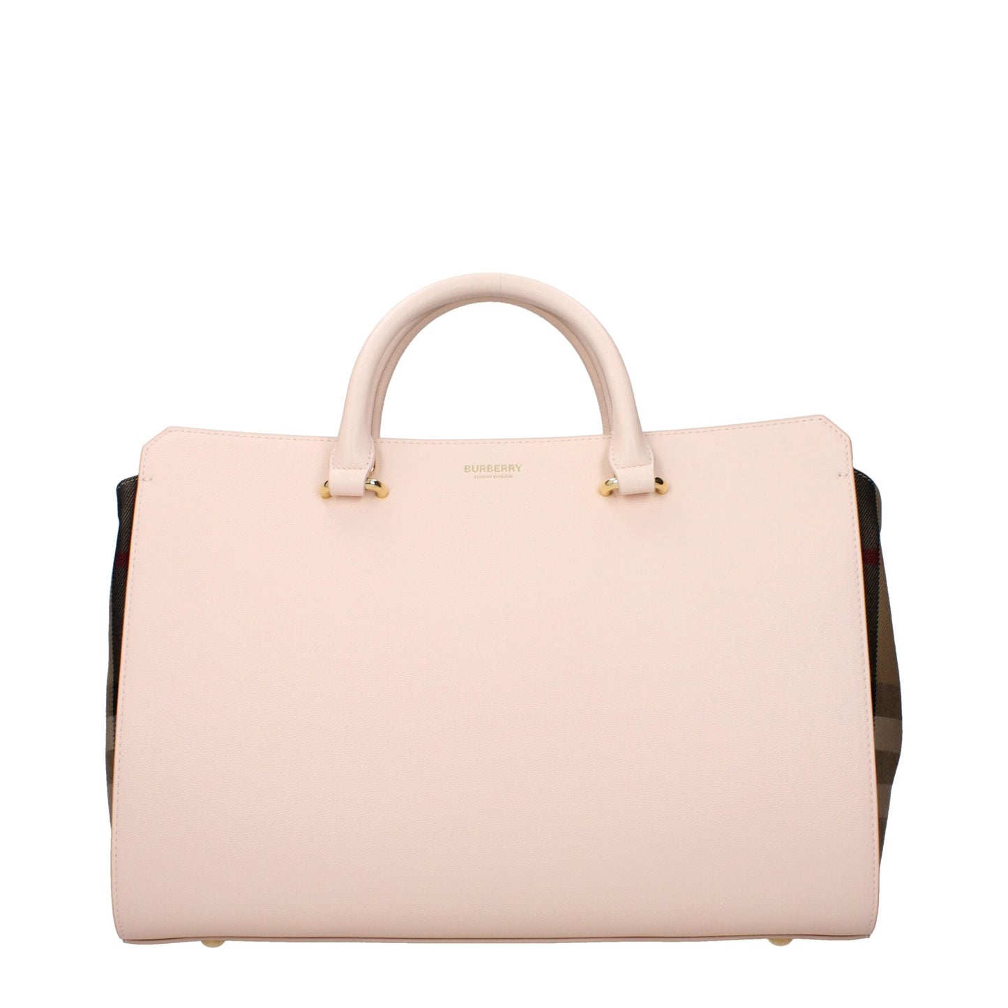 Pink Leather Handbags Burberry