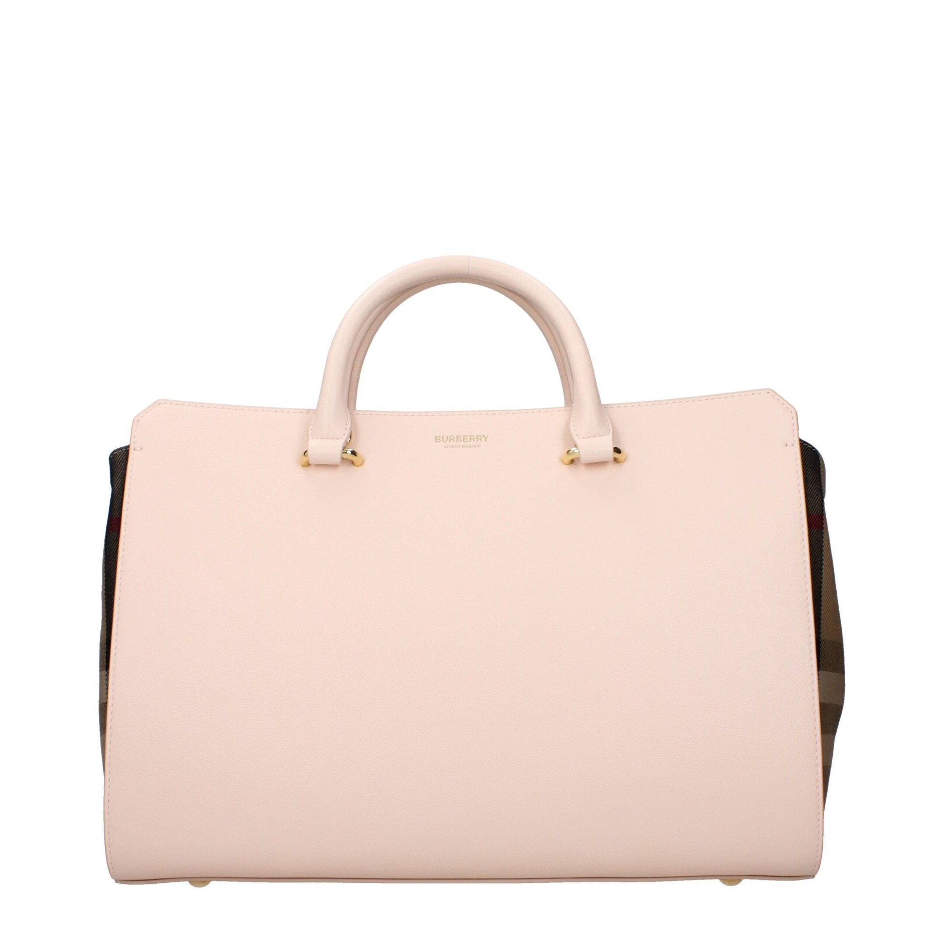 Pink Leather Handbags Burberry