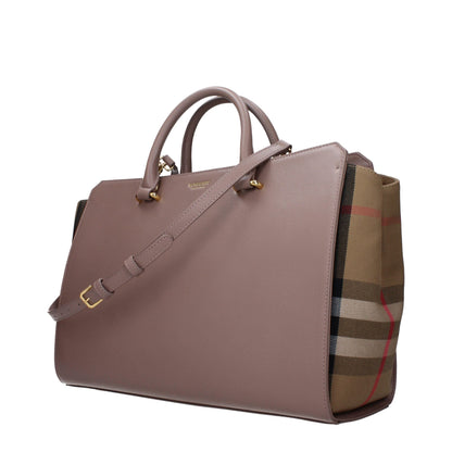 Gray Leather Handbags Burberry