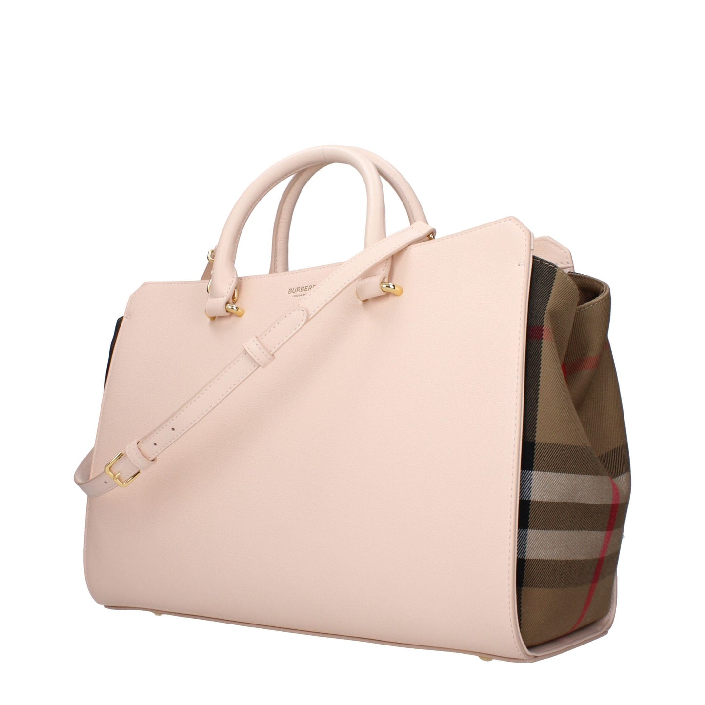 Pink Leather Handbags Burberry