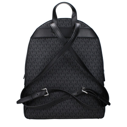 Black Fabric Backpacks Michael Kors