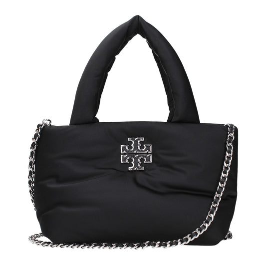 Black Fabric Handbags Tory Burch