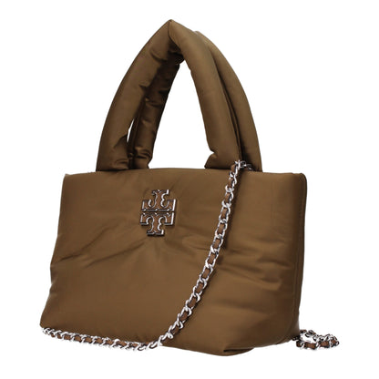 Brown Fabric Handbags Tory Burch