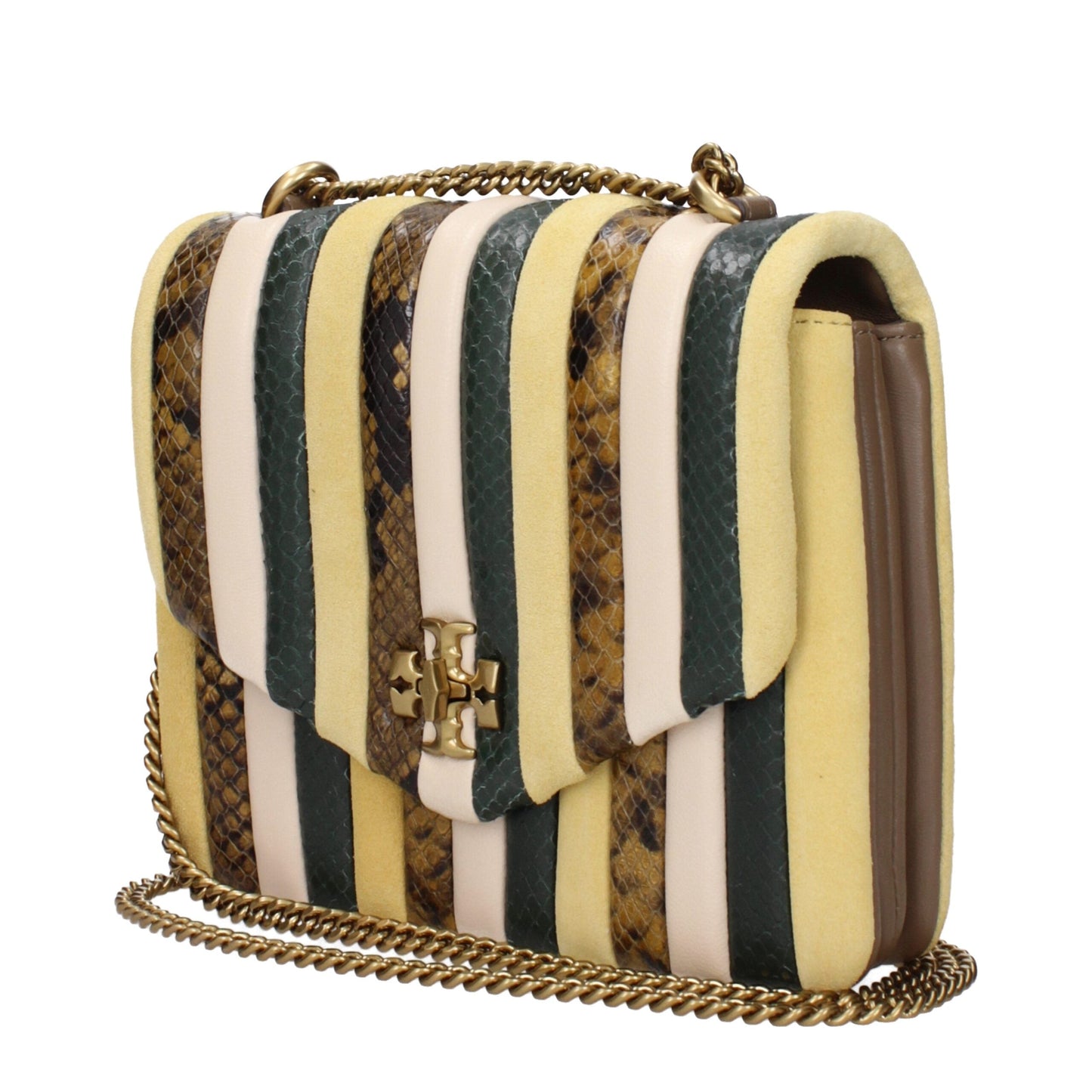 Yellow Leather Shoulder Bags Tory Burch