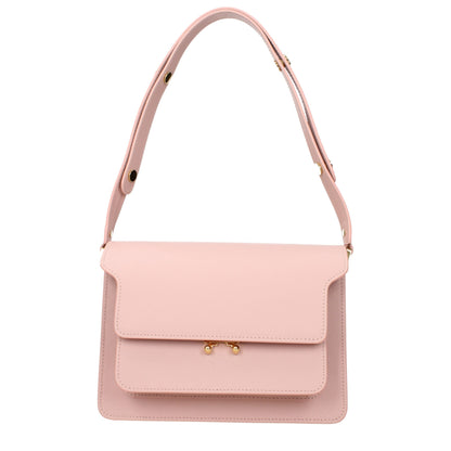 Pink Leather Shoulder Bags Marni