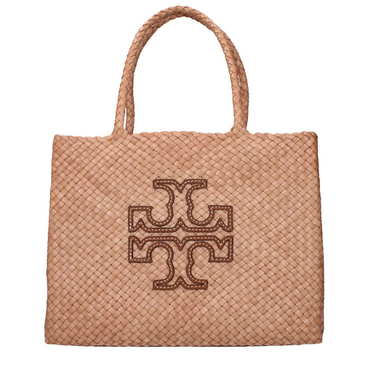 Pink Leather Shoulder Bags Tory Burch
