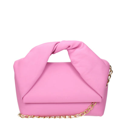 Pink Leather Handbags Jw Anderson
