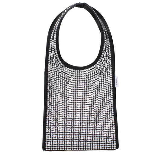 Black Fabric Handbags Coperni