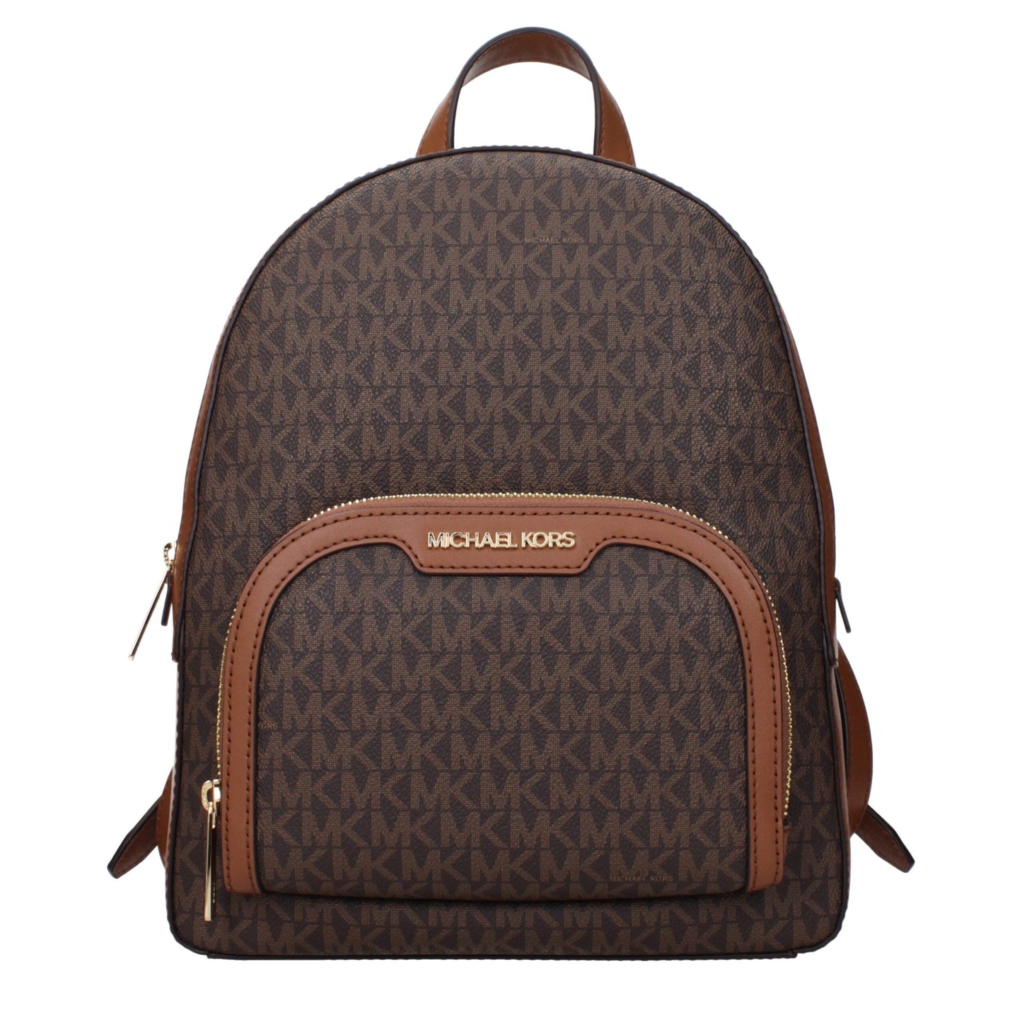 Brown Fabric Backpacks Michael Kors