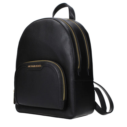 Black Leather Backpacks Michael Kors