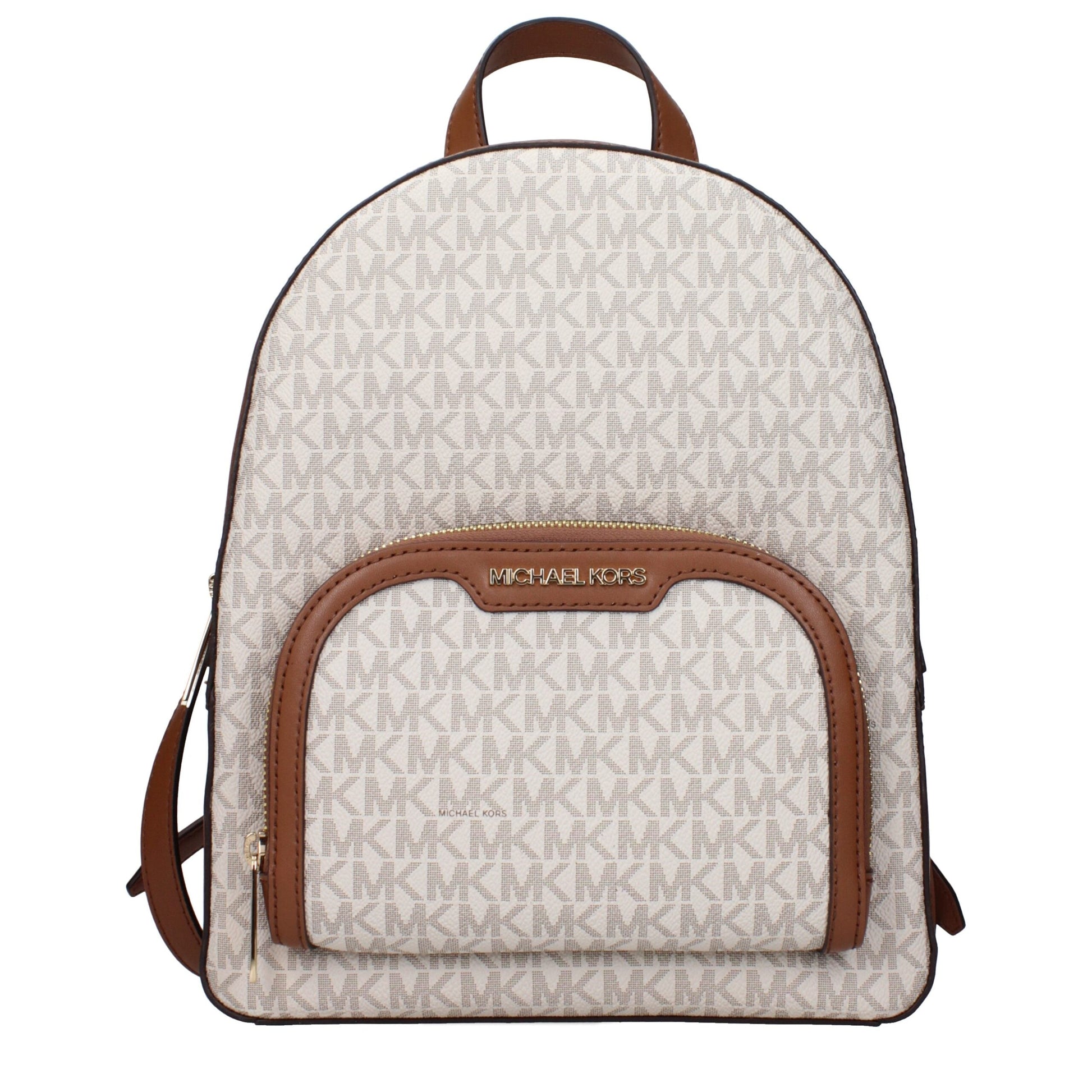 Beige Fabric Backpacks Michael Kors